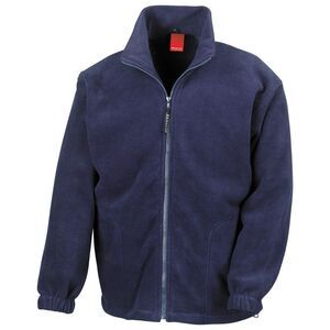Result Mens Polartherm Fleece Jacket / Navy